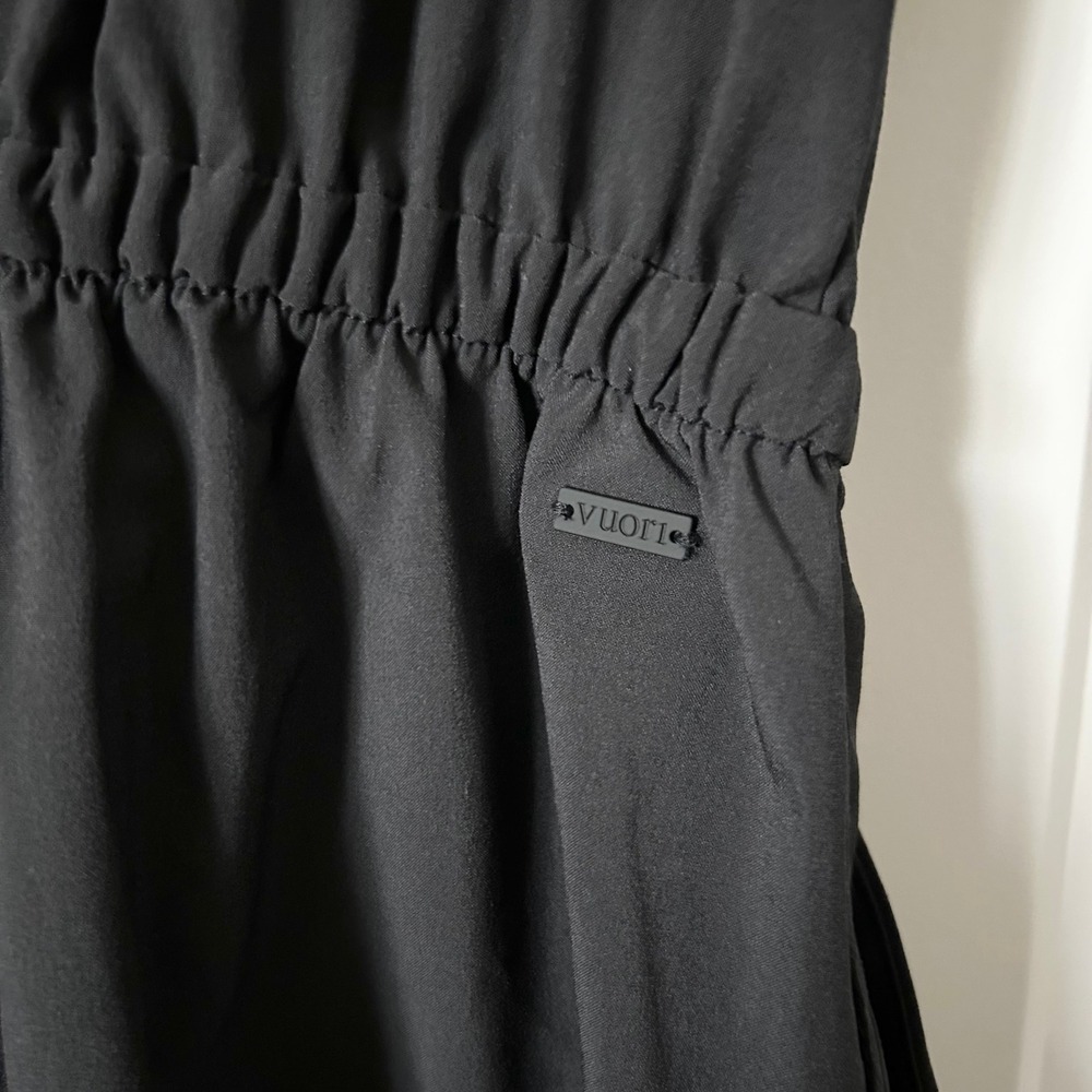 NEW Vuori Villa Tank Romper Black Elastic Waist Sleeveless VW3173 Size XXS - Picture 5 of 8